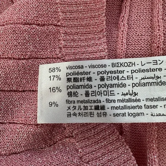 Zara Pink Ribbed Tank Top - Picture 8 of 8